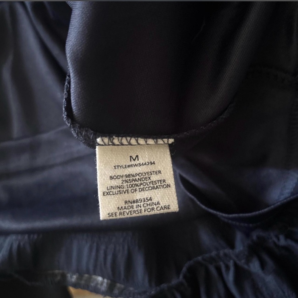 Ultra Flirt Navy Top with White Ribbon - Picture 6 of 6